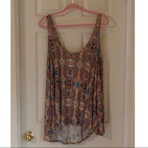 !Sale! Size 2 Lovesick Paisly High Low Tank Top